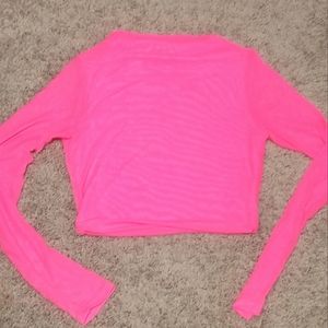 Neon crop top